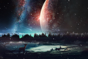 Universe Scenery Wallpaper