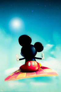 Mickey Mouse Carpet (480x800) Resolution Wallpaper