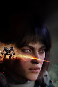 Mia In Mechwarrior 5 Clans (1080x2400) Resolution Wallpaper