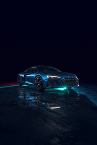 Audi R8 Midnight Glow (1080x2280) Resolution Wallpaper