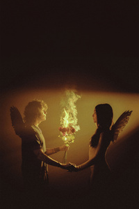 Angel Couples (1280x2120) Resolution Wallpaper