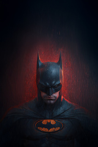 Batman The Black Suit (320x568) Resolution Wallpaper