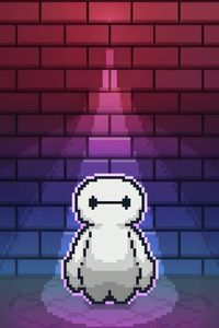 Baymax 8 Bit (750x1334) Resolution Wallpaper