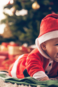 Christmas Baby Santa Outfit (720x1280) Resolution Wallpaper