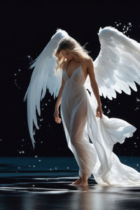 Ethereal Angel Dreams (1280x2120) Resolution Wallpaper