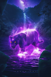 Glowing Animal 4k (1280x2120) Resolution Wallpaper