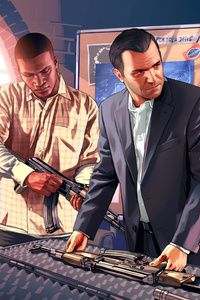 Grand Theft Auto V (1080x2400) Resolution Wallpaper