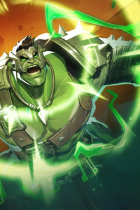 Hulk Marvel Rivals Game (1080x2400) Resolution Wallpaper