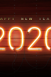 Happy New Year 2020 (800x1280) Resolution Wallpaper