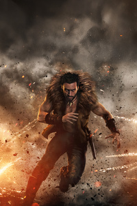 Kraven The Hunter Strikes (2160x3840) Resolution Wallpaper