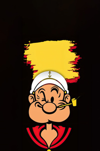 Popeye 4k (1440x2560) Resolution Wallpaper