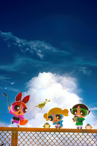 Powerpuff Girls 4k (1440x2560) Resolution Wallpaper