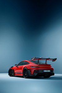 Red Porsche 911 Gt3 (750x1334) Resolution Wallpaper