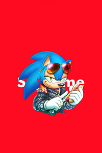 Supreme Sonic (750x1334) Resolution Wallpaper