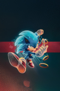 Supreme Sonic The Hedgehog (750x1334) Resolution Wallpaper