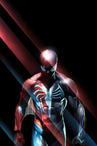 Spiderman The Horizon (320x568) Resolution Wallpaper