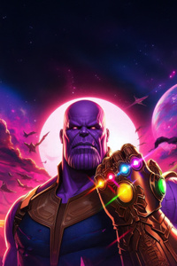 Thanos In Focus (1080x1920) Resolution Wallpaper