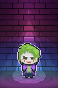 The 8 Bit Joker (1080x1920) Resolution Wallpaper