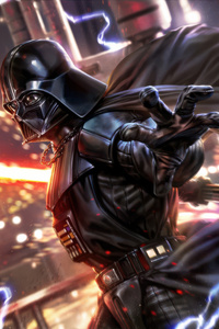 The Darth Vader Regal Pose (2160x3840) Resolution Wallpaper