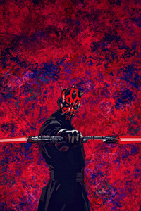 The Darth Maul 5k (2160x3840) Resolution Wallpaper