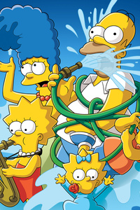 The Simpsons 4k (750x1334) Resolution Wallpaper