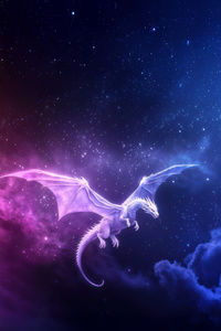 White Dragon Dreamy (800x1280) Resolution Wallpaper