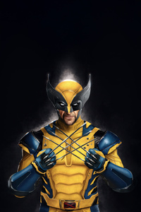 Wolverine Hero In Action (320x568) Resolution Wallpaper