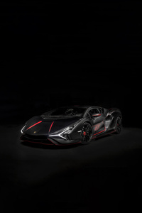 8k Lamborghini Sian Fkp 37 (750x1334) Resolution Wallpaper