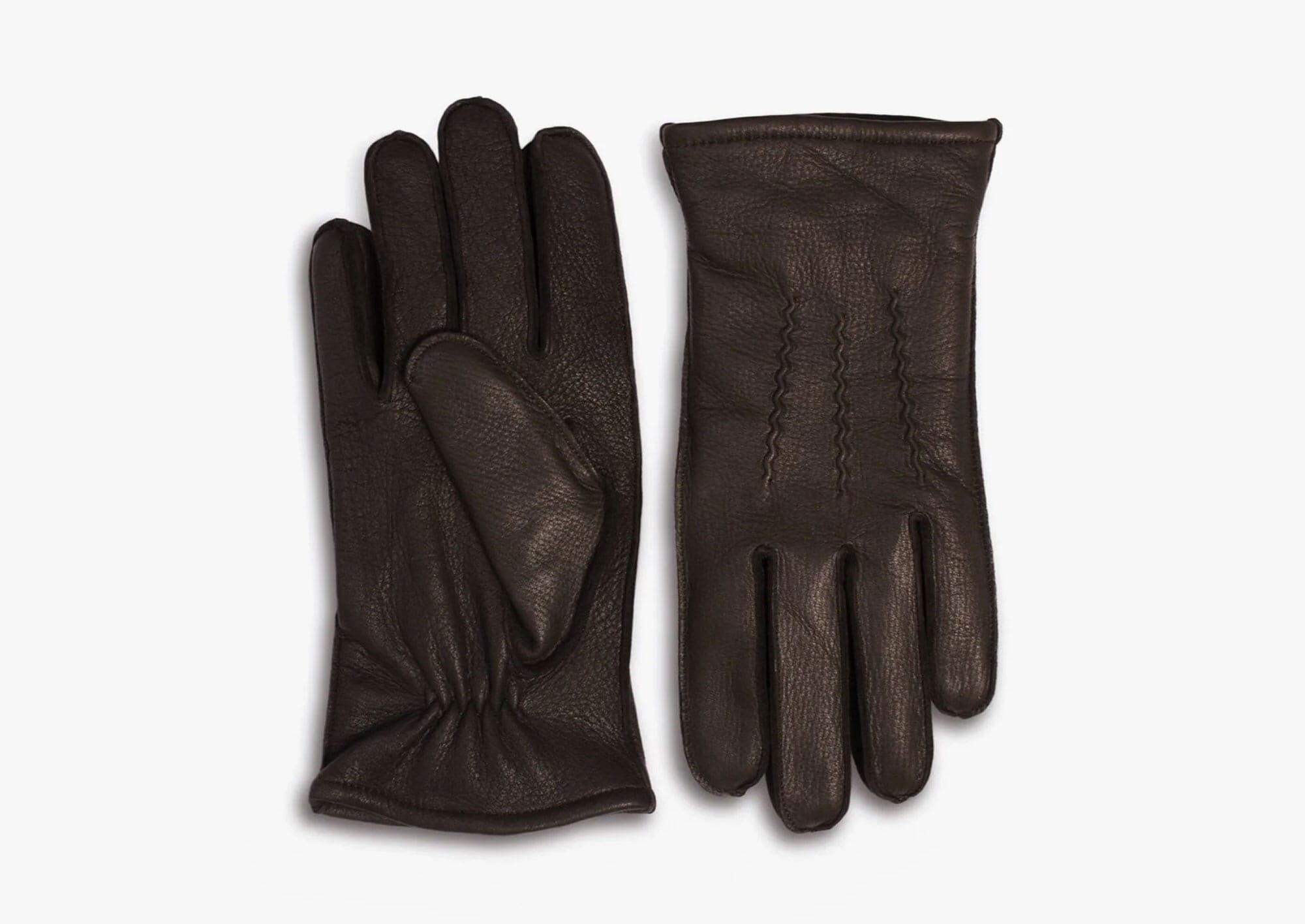 Myrqvist: Dark Brown Deer Leather Gloves