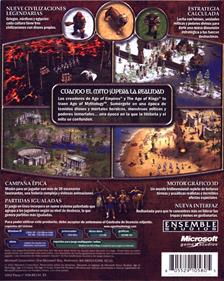 Age of Mythology - Box - Back Image