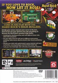 Hard Rock Casino - Box - Back Image