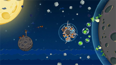 Angry Birds Space - Screenshot - Gameplay Image