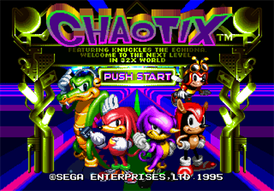 Knuckles' Chaotix - Screenshot - Game Title Image