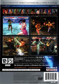 Tekken 4 - Box - Back Image