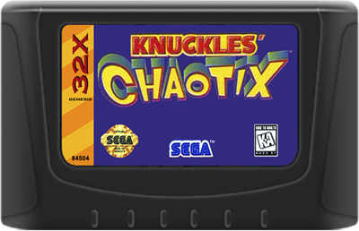 Knuckles' Chaotix - Cart - Front Image