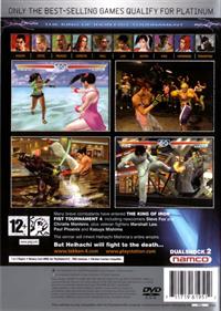 Tekken 4 - Box - Back Image