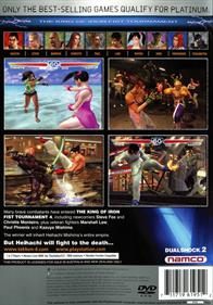 Tekken 4 - Box - Back Image