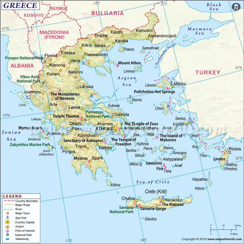 Greece Map