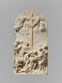 Lamentation Beneath the Cross, Adam Lenckhart (German, Würzburg 1610–1661 Vienna), Ivory, Austrian, carved in Italy