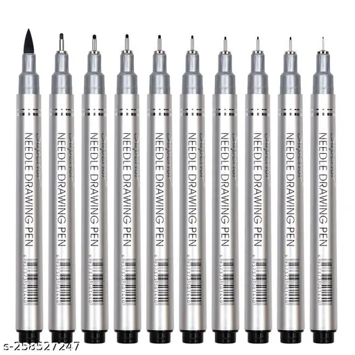 Buy PANDAFLY Black MicroPen Fineliner Ink Pens  Precision Multiliner Pens  Micro Fine Point Drawing Pens for Sketching Anime Manga Artist  Illustration Bullet Journaling Scrapbooking Online at desertcartINDIA