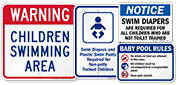 Baby Pool Signs