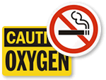 Oxygen In Use Signs