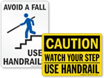 Handrail Signs