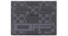 OFF-WHITE Portacarte Monogram Semplice Nero/Grigio Scuro