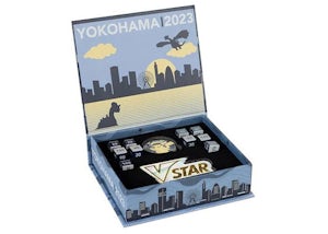 Pokemon Center World Store 2023 Yokohama Coin and Dice Set Blue