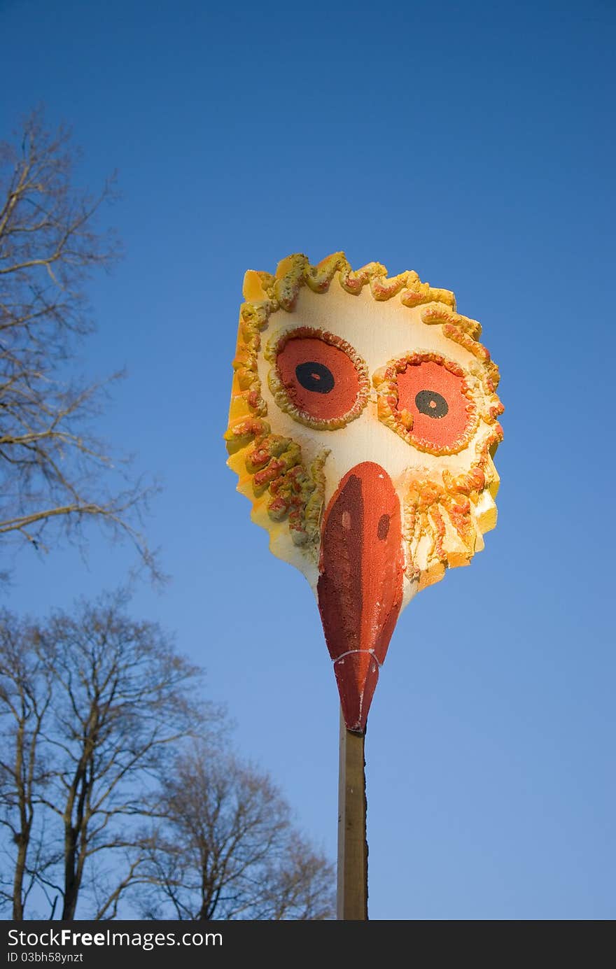 Mardi Gras bird mask