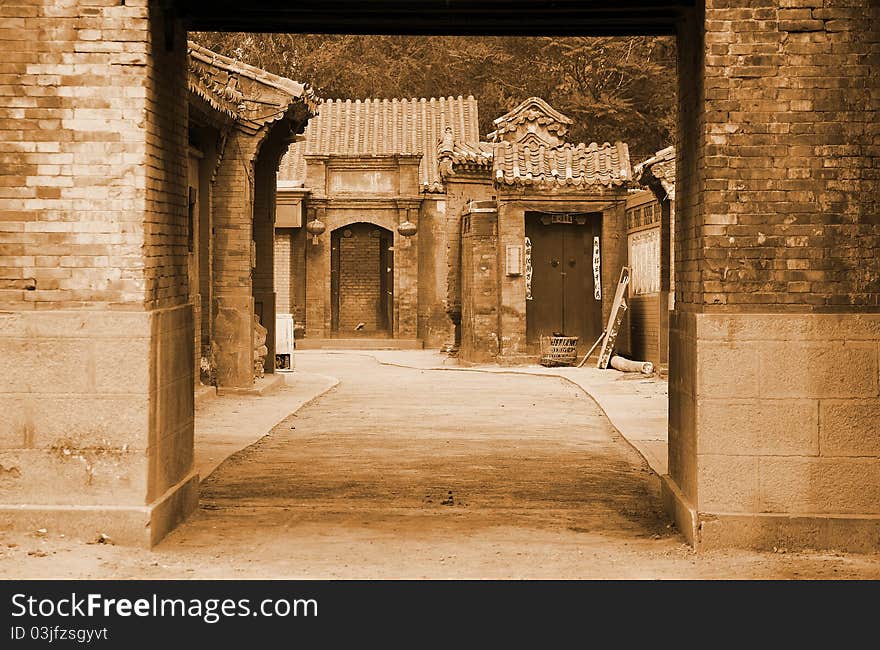 Traditional Chinese alley