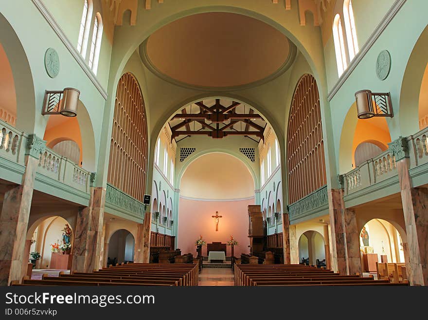 Mt. Angel Abbey interior