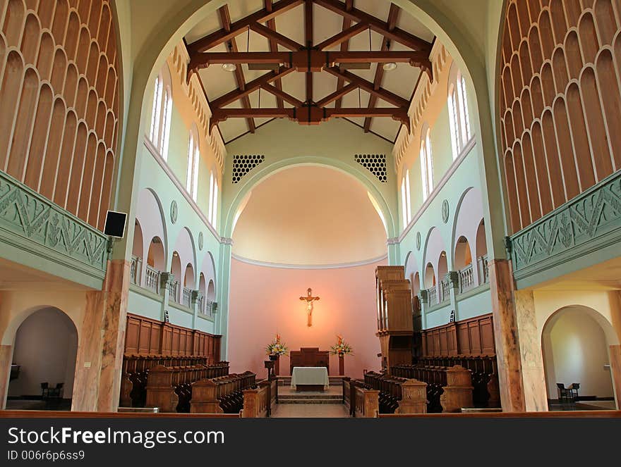 Mt. Angel Abbey interior2