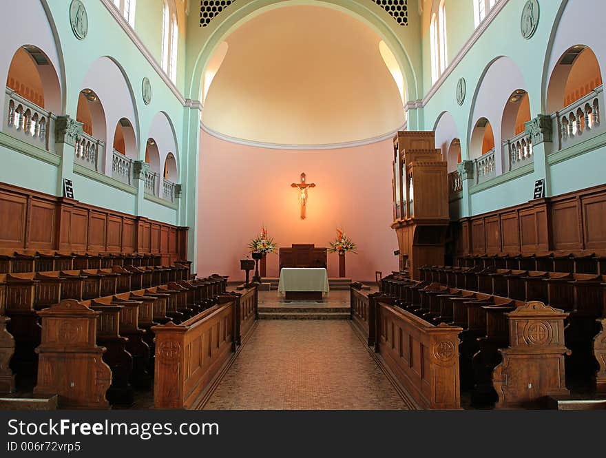 Mt. Angel Abbey interior3